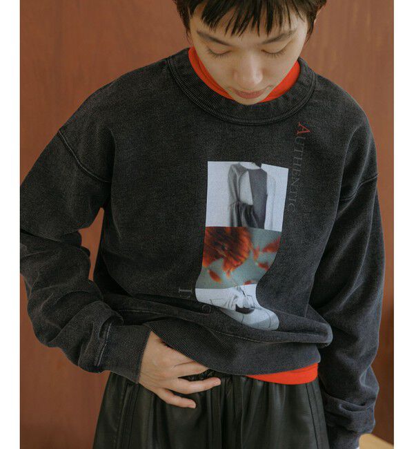 ADAM ET ROPE'「【WEB限定】RECORDS スウェット」|スウェット・ジャージ|