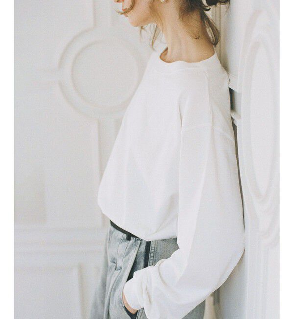 ADAM ET ROPE'「【EMOELLE】ボートネックスウェット」|スウェット・ジャージ|