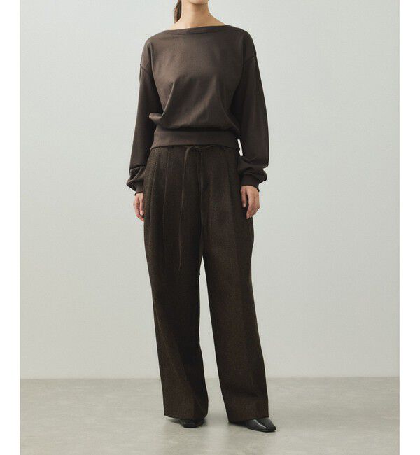 ADAM ET ROPE'「【EMOELLE】ボートネックスウェット」|スウェット・ジャージ|