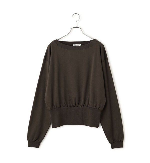 ADAM ET ROPE'「【EMOELLE】ボートネックスウェット」|スウェット・ジャージ|