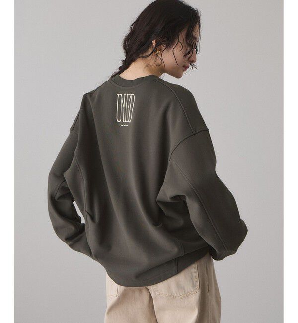 ADAM ET ROPE'「【サステナブル】ロゴフォルムスウェット」|スウェット・ジャージ|