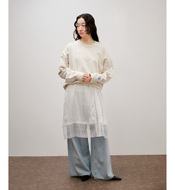 ADAM ET ROPE'「【サステナブル】ロゴフォルムスウェット」|スウェット・ジャージ|