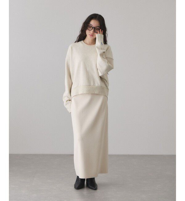 ADAM ET ROPE'「【サステナブル】ロゴフォルムスウェット」|スウェット・ジャージ|