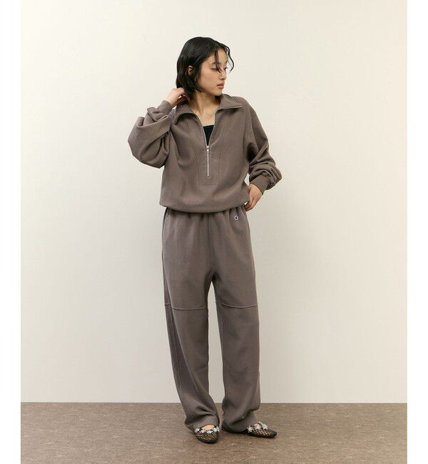 ADAM ET ROPE'「【Champion for ADAM ET ROPE'】別注 SWEAT HALF ZIP」|スウェット・ジャージ|