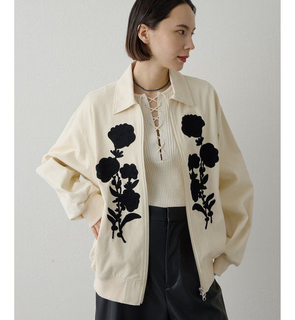  「コード刺繍ブルゾン」|ブルゾン・スタジャン|