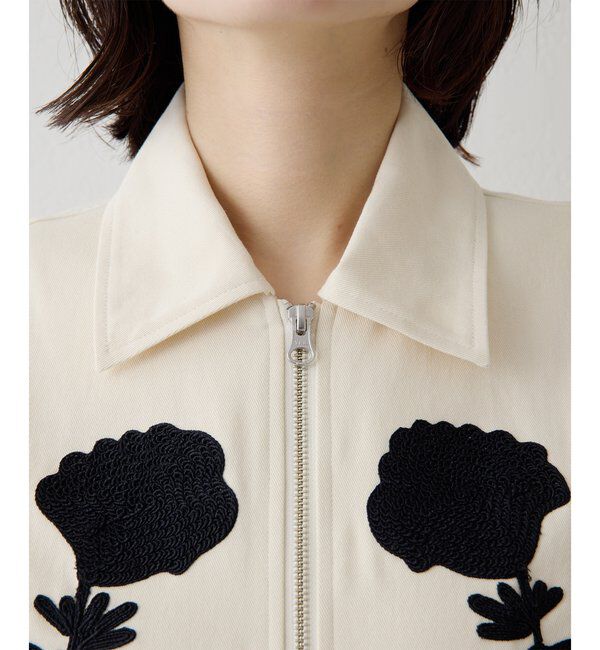  「コード刺繍ブルゾン」|ブルゾン・スタジャン|