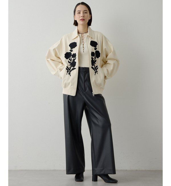  「コード刺繍ブルゾン」|ブルゾン・スタジャン|