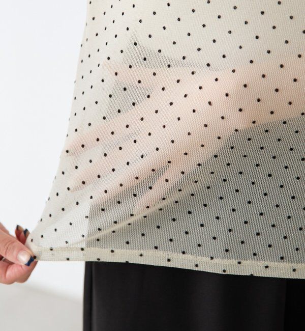  「【トレンドアイテム】シアードットカーディガン」|カーディガン|