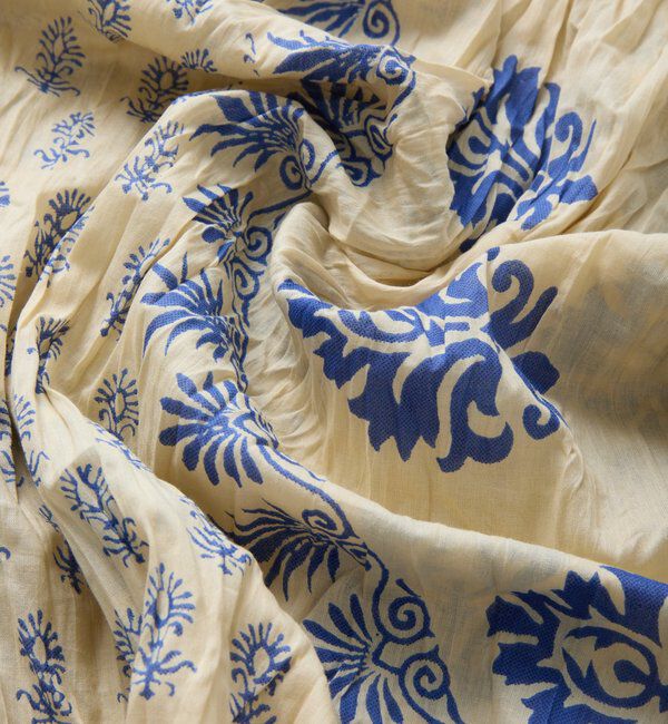  「【QTL CREATIONS別注 】ビーズブローチ付きストール」|ストール|