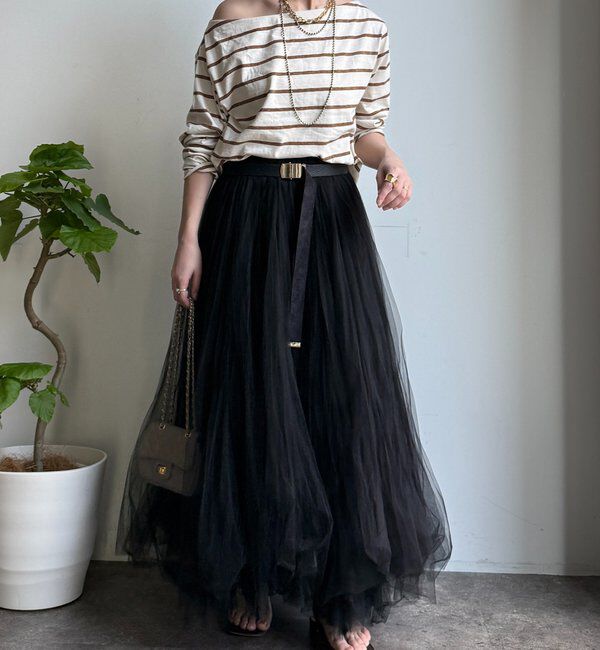  「マルチボーダーオフショルTEE」|Tシャツ・カットソー|