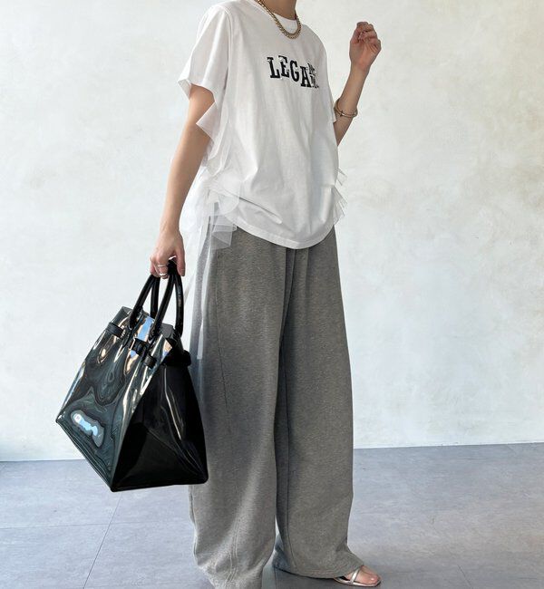  「【WEB限定】ビジューロゴTEE」|Tシャツ・カットソー|