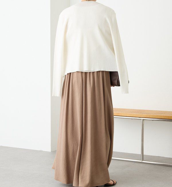  「【アンサンブル対応可】コットンリブカーディガン」|カーディガン|