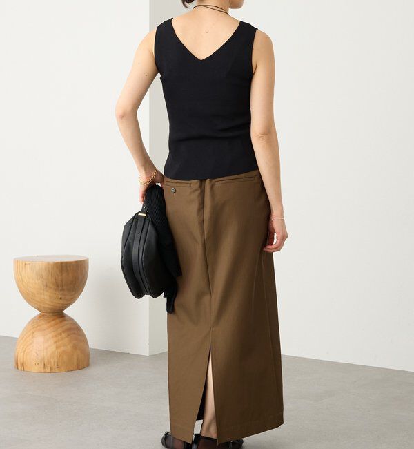  「予約【接触冷感機能付き】クールタッチ2wayニットタンクトップ」|ニット・セーター|