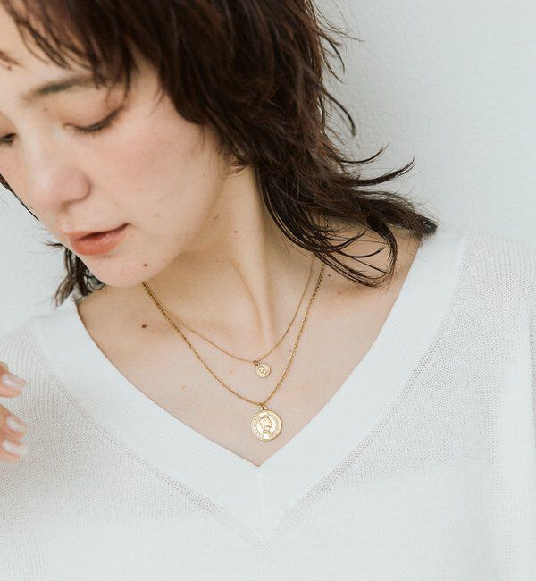  「【R.good（アールドットグッド）】ミニコインショートネックレス」|ネックレス|