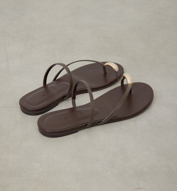  「【2.718】ビジュートングサンダル」|その他|