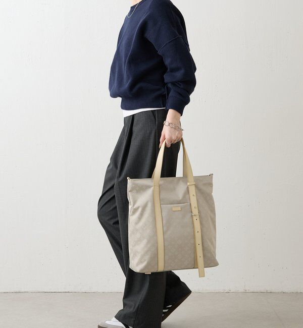 「アシンメトリーハンドルトートバッグ」|トートバッグ|