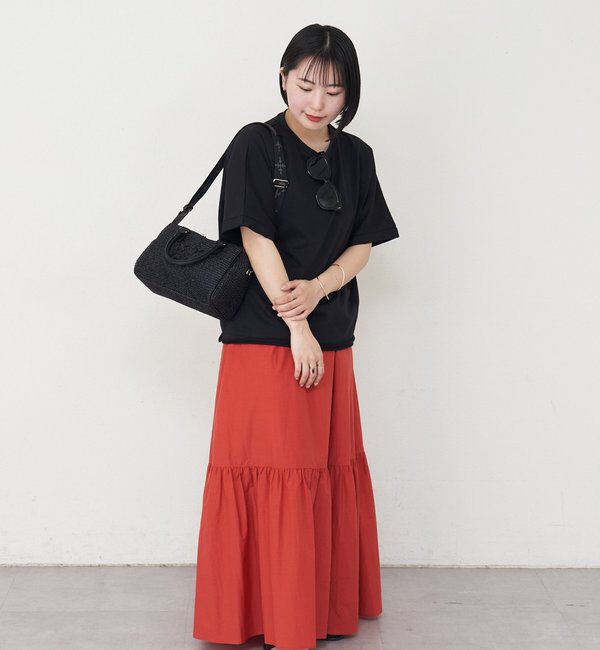  「ナイロンラフィアミニボストンバッグ」|ボストンバッグ|