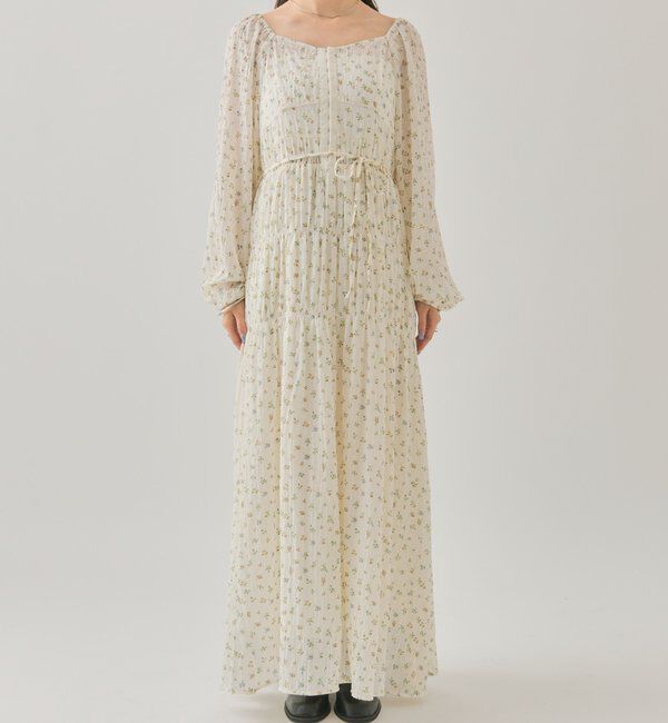  「小花コルセットワンピース」|ワンピース|