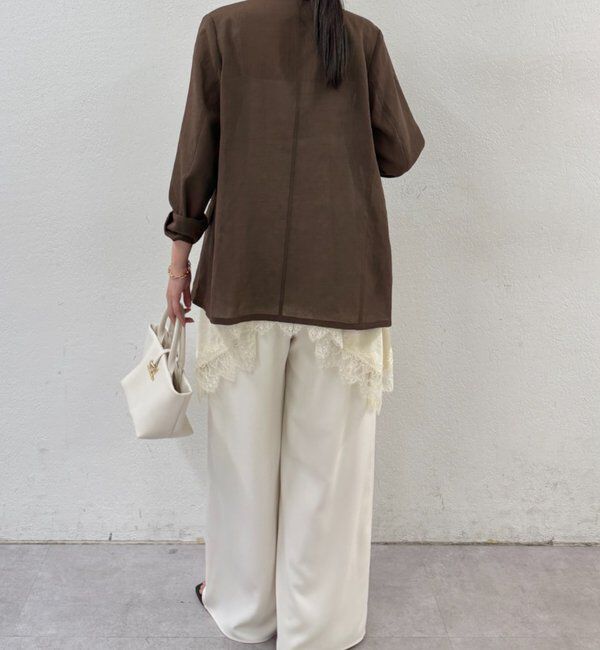  「リネンライクシアージャケット」|ベスト・ジレ|