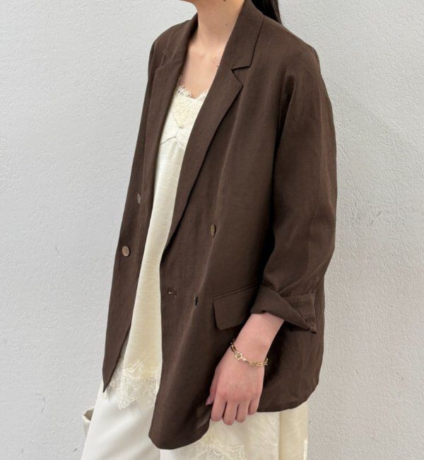  「リネンライクシアージャケット」|ベスト・ジレ|