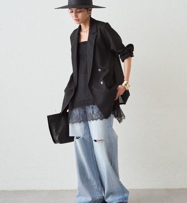  「リネンライクシアージャケット」|ベスト・ジレ|