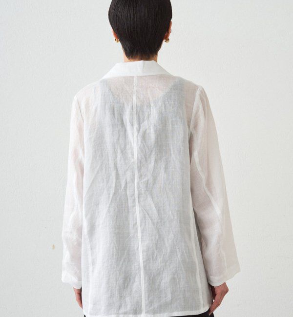  「リネン100ジャケット」|ベスト・ジレ|