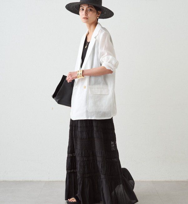  「リネン100ジャケット」|ベスト・ジレ|