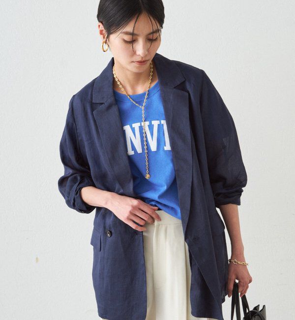  「リネン100ジャケット」|ベスト・ジレ|