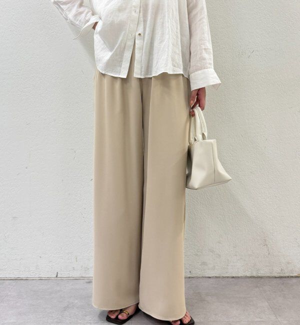  「イージーワイドタックパンツ」|チノ|