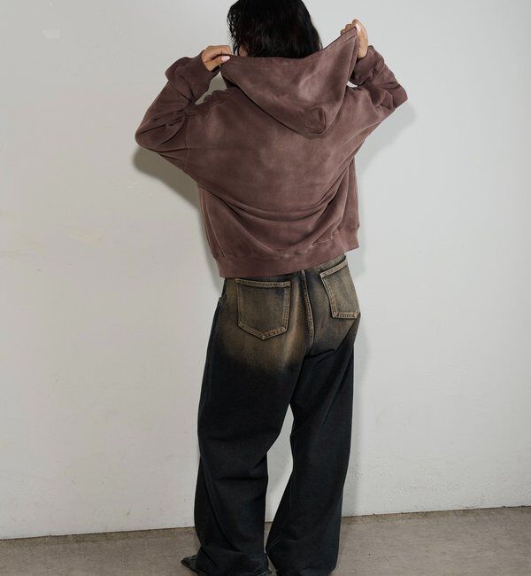  「【SLOPPY】 ラインストーンジップパーカー」|パーカー|