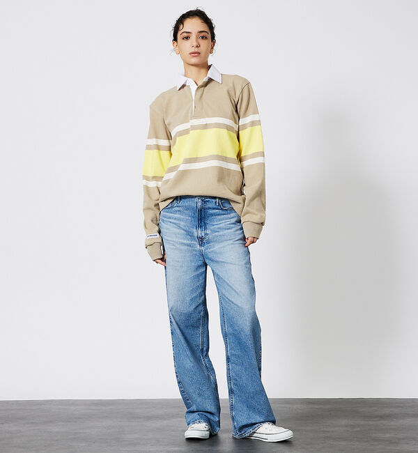 ABAHOUSE「【BARBARIAN / バーバリアン】 12oz ロングスリーブ パネルボーダ」|スウェット・ジャージ|