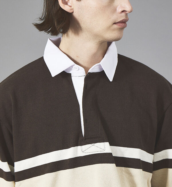 ABAHOUSE「【BARBARIAN / バーバリアン】 12oz ロングスリーブ パネルボーダ」|スウェット・ジャージ|