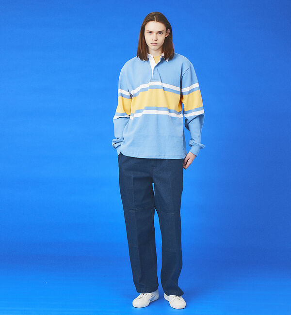 ABAHOUSE「【BARBARIAN / バーバリアン】 12oz ロングスリーブ パネルボーダ」|スウェット・ジャージ|