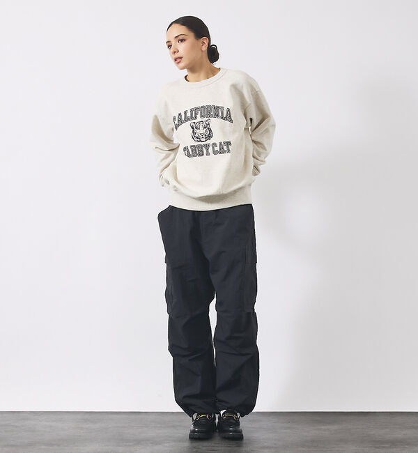 ABAHOUSE「【MIXTA/ミクスタ】TABBY CAT CREW NECK SWEAT /M」|スウェット・ジャージ|