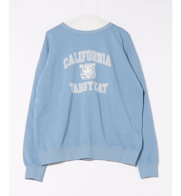 ABAHOUSE「【MIXTA/ミクスタ】TABBY CAT CREW NECK SWEAT /M」|スウェット・ジャージ|ブルー系その他1