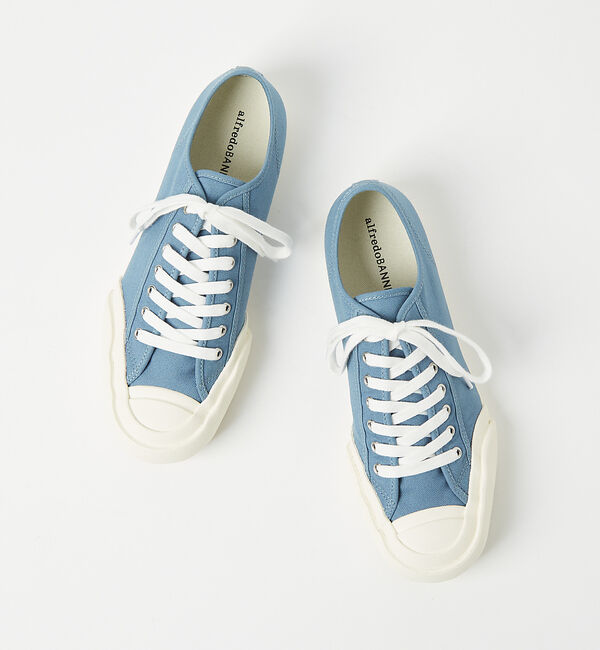 alfredoBANNISTER「【40周年】ボリューム キャップトゥ スニーカー」|スニーカー|ブルー