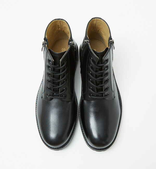 alfredoBANNISTER「タンクソール ダブルジップ ブーツ」|ショートブーツ|