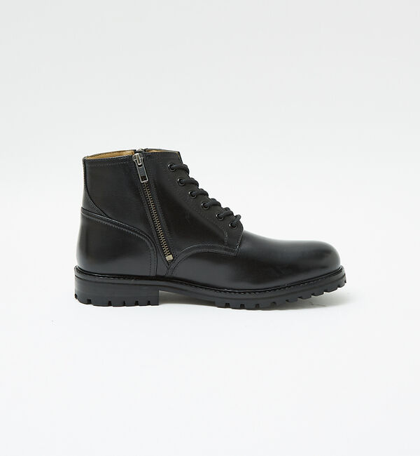 alfredoBANNISTER「タンクソール ダブルジップ ブーツ」|ショートブーツ|