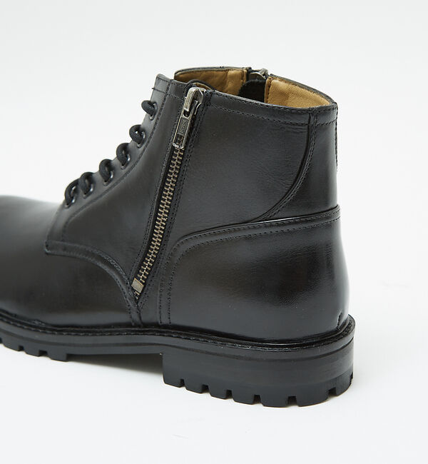 alfredoBANNISTER「タンクソール ダブルジップ ブーツ」|ショートブーツ|