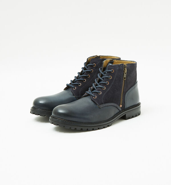 alfredoBANNISTER「タンクソール ダブルジップ ブーツ」|ショートブーツ|