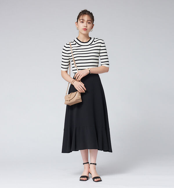 Rouge vif「【セットアップ対応】フレアヘムスカート」|スカート|