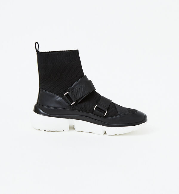 AU BANNISTER「ダブルベルトニットスニーカー」|スニーカー|