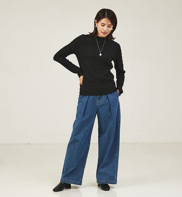 abahouse mavie「シャーリングメロープルオーバー」|シャツ・ブラウス|