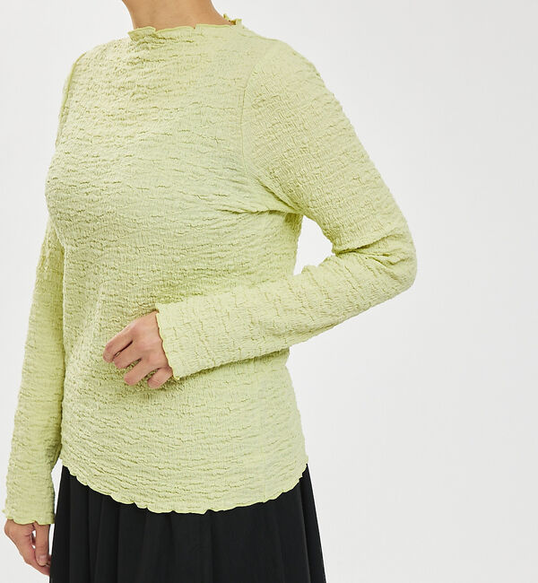 abahouse mavie「シャーリングメロープルオーバー」|シャツ・ブラウス|