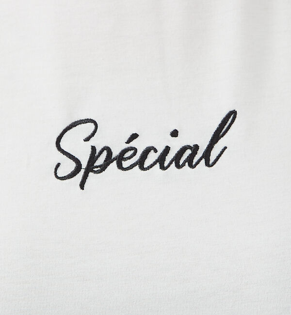 abahouse mavie「ロゴ＆刺繍コンパクトT」|Tシャツ・カットソー|