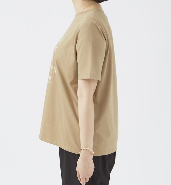 abahouse mavie「ロゴ＆刺繍コンパクトT」|Tシャツ・カットソー|