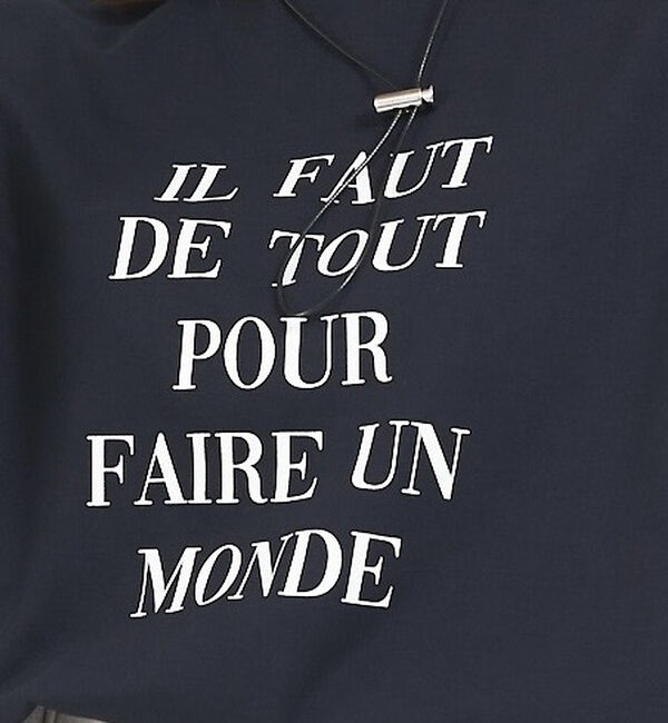 abahouse mavie「ロゴ＆刺繍コンパクトT」|Tシャツ・カットソー|