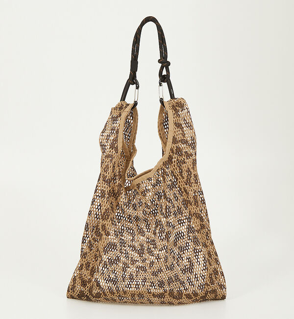 abahouse mavie「【OUTDOOR】アニマルメッシュショッパー」|ショルダー・メッセンジャー|