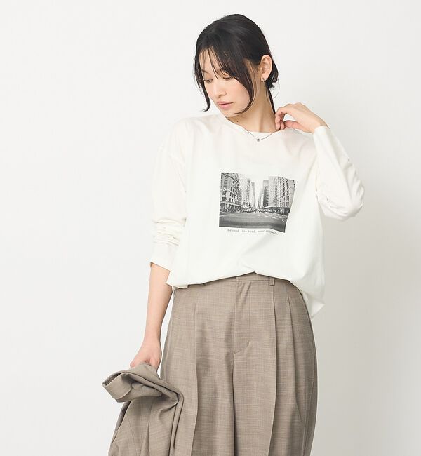 abahouse mavie「【1枚でサマになる】フォトロンT」|Tシャツ・カットソー|