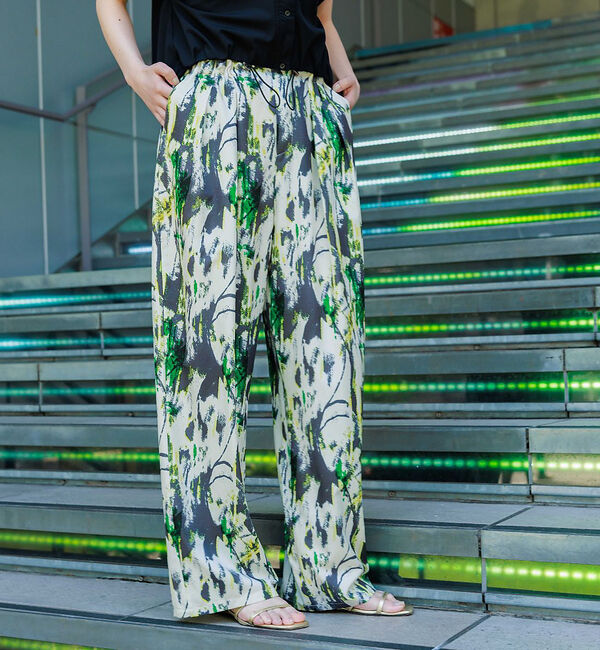 NOMINE「【セットアップ着用可】ペインティングドロストタックパンツ」|その他|